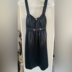 No Boundaries: Junior’s Silky Black Dress , Size large  ( 11/13) , Gently Used